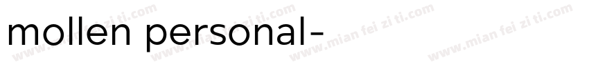 mollen personal字体转换